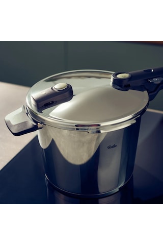 Fissler Vitaquick Elemental 6 Litre Düdüklü Tencere Siyah