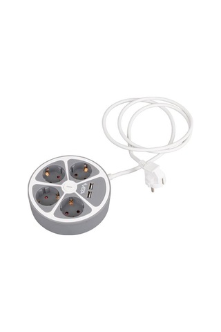 Vea Ve-g604yu 4'lü 2 Usb Li Anahtarlı 1.5 Metre Grup Priz