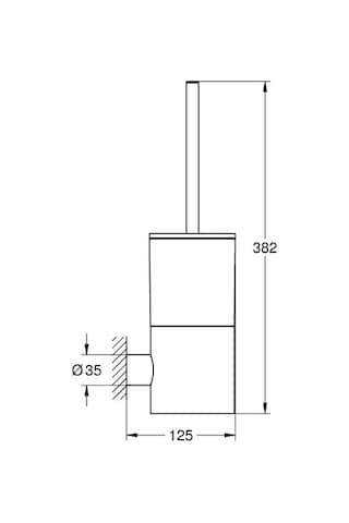 Grohe Atrio Tuvalet Fırçası Seti - 40314gl3 Altın