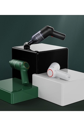 Tongxida Ezere Kuru/ve Islak Kullanım İçin Mini Kablosuz Araç Süpürgesi 33612 Modeli