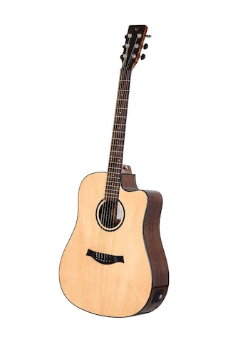 Valler Va530Ceq Cutaway Elektro Akustik Gitar Parlak Cilalı