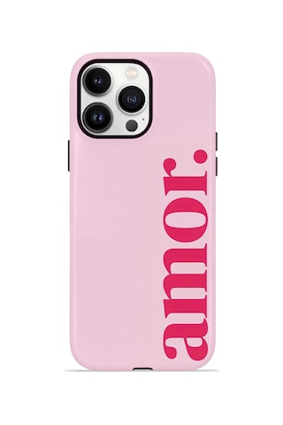 Apple iPhone Uyumlu 14 Pro Max Vorian Çift Katmanlı Kılıf Amour Pink
