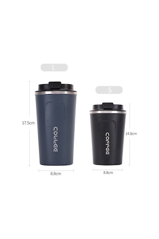 Ulzyvf Paslanmaz Çelik Seyahat Kahve Termosu - Sızdırmaz Pembe, Kahvelerinizi Koru Pembe