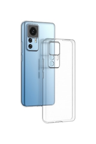 Xiaomi Mi 12T Uyumlu Kamera Korumalı 3D Şeffaf Silikon Kılıf