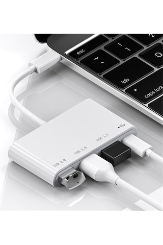 Valkyrie Type-C Usb 3.0 Çoklayıcı Hub Dönüştürücü Çevirici Apple Uyumlu MacBook