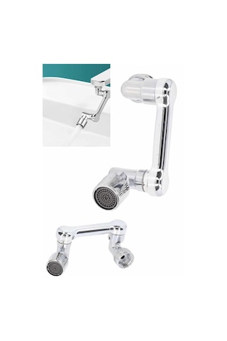 Döndürülebilir Musluk Mutfak Banyo Musluk Ucu Başlığı 4 Filtreli