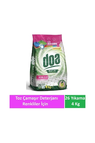 Doa Matik Toz Deterjan Beyazlar Ve Renkliler 2 X 4 Kg