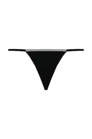 Magic Form 369 Kadın Bedeni Ayarlanabilir Taşlı String Külot-siyah Siyah