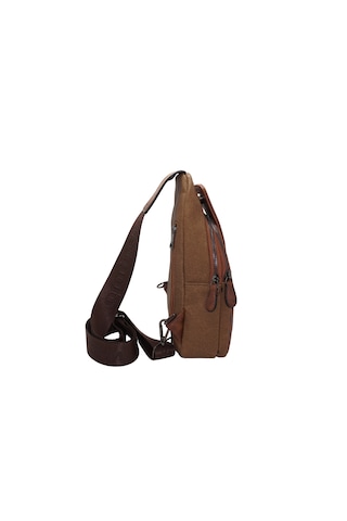 Westpolo Crossbody Unisex Çapraz Ayarlanabilir Askılı El Göğüs Ve Omuz Çantası Taba