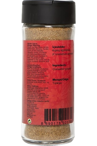 Hayfene Öğütülmüş Kişniş Cam 50 G