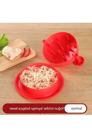 Dancemonkey Çok Fonksiyonlu Gözyaşı Tavuk Göğsü Parçalayıcı Tavuk Ayırıcı - Kırmızı Diğer