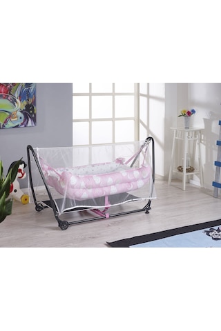 Rumiki Lüks Kolay Kurulumlu Pratik Sallanır Bebek Hamak Beşik