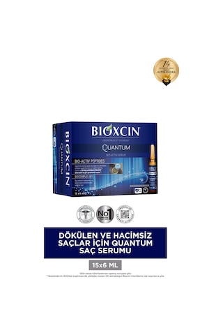Bioxcin Quantum Ekstra Hacim & Bakım Serumu 15x6 - Dökülme Karşıtı İnce Saçlar İçin