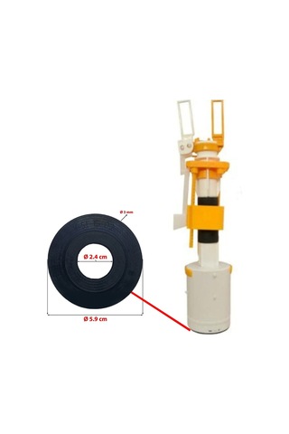 Wilco Gömme Rezervuar 1/2 Komple Set Tamir Takımı Komple Iç Takım 40cm Set Turkuaz