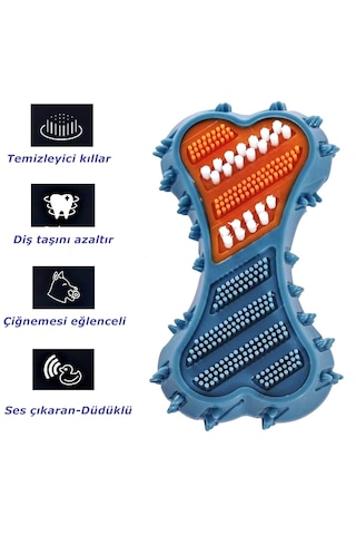 Sesli Ağız Ve Diş Bakımı Kemik Köpek Oyuncağı