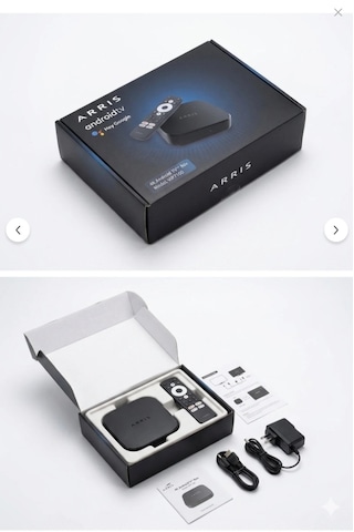 Arris Vıp7100 4k Uhd Android Tv Box Lisanslı & Google Asistan Destekli
