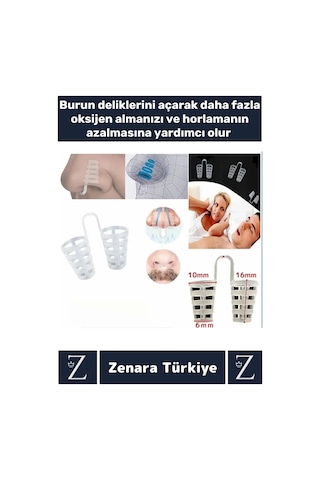 Premium Horlama Azaltıcı Rahat Nefes Alıp Verme Uyku Horlama Önleyici Burun Delik Aparatı 4 Adet