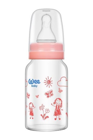 Wee Baby 770 Isıya Dayanıklı Cam Biberon 120 ML