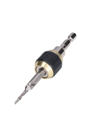 Fosenze 6 Adet Hss Kompozit Tap Ve Hızlı Değişim Chuck, Elektrik Matkapı İçin Delme Ve Diş Kesme Birleşik Aracı M3-m10