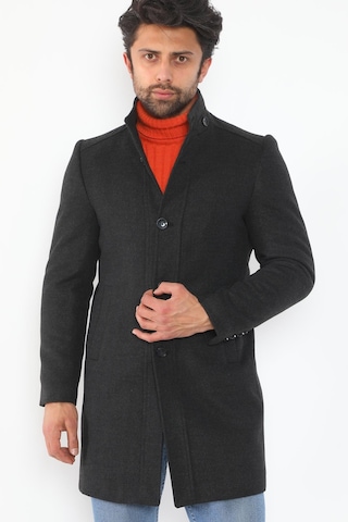 Plt9370 Dewberry Erkek Palto-antrasit Antrasit
