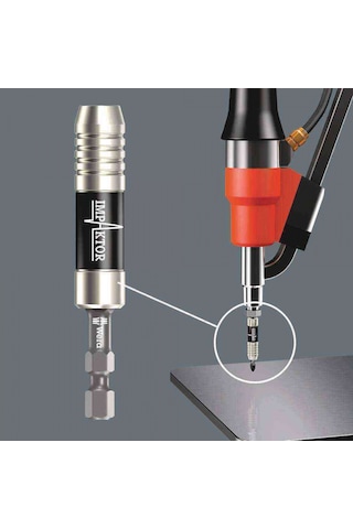 Wera 897/4 Paslanmaz Tri-torsion Rapidaptor Bits Tutucu 0505767