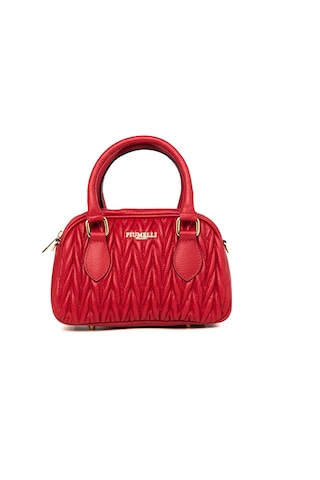 D90 Rubino Portföy Çantası Kadın Sunny Piumelli Milano Bag D90 Rubino
