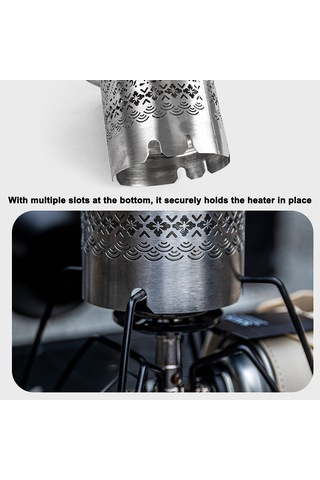 Geeroyoo Kamp Isıtıcısı - Çok Amaçlı Paslanmaz Çelik Taşınabilir Gazlı Isıtıcı Ve Su Isıtıcı