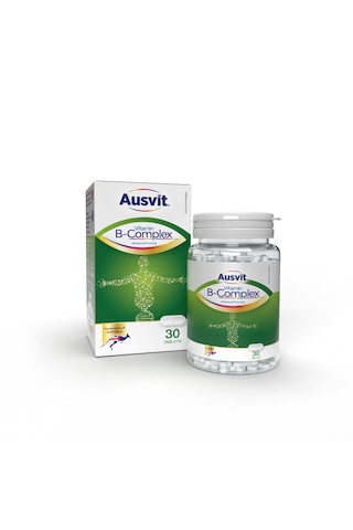 Ausvit B Complex Vitamin Enerji & & Biotin 30 Tablet