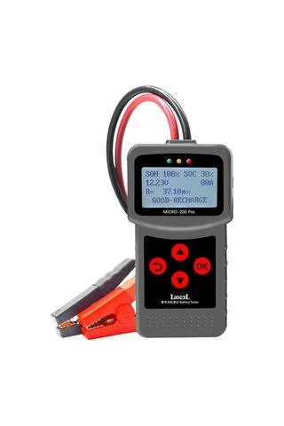 12 Voltajlı Araba Motosiklet Akü Test Cihazı Dijital Akü Analiz Cihazı Micro-200 Pro Motosiklet Otomotiv Araba Teş