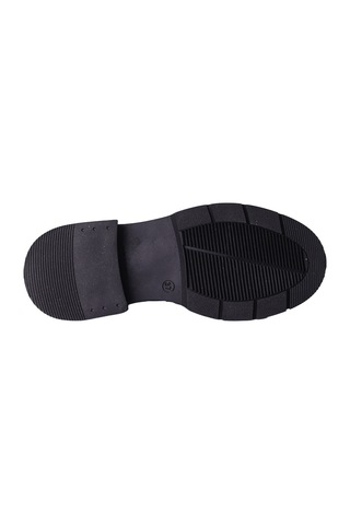 Disparita Kadın Hakiki Deri Fırfırlı Tokalı Loafer Ayakkabı Mavi
