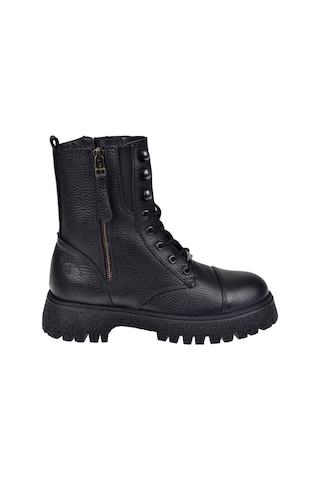Hammer Jack Hakiki Deri Postal Kadın Bot Hj-23845-z Siyah-siyah Siyah