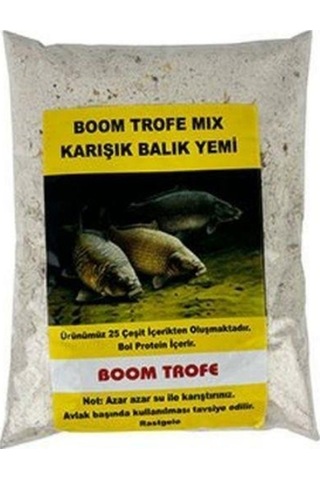 Balık Yem Katkısı Mıx Bom Trofe Paket 850g Sarı