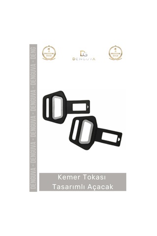 Otoaksesuar Araç Aksesuarı Metal 2 Adet Formlu Sağlam Kemer Tkası Tasarımlı Açacak Çok Renkli
