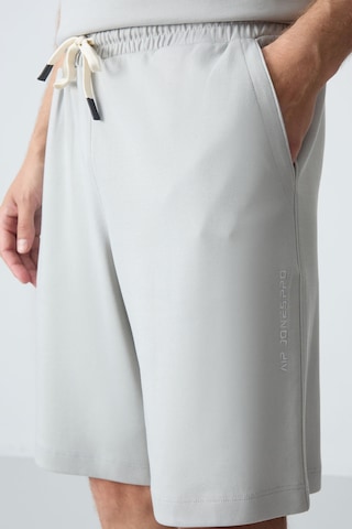 Tommy Life Taş Pamuklu Kalın Yumuşak Dokulu Oversize Fit Basic Erkek Şort Takım - 85257