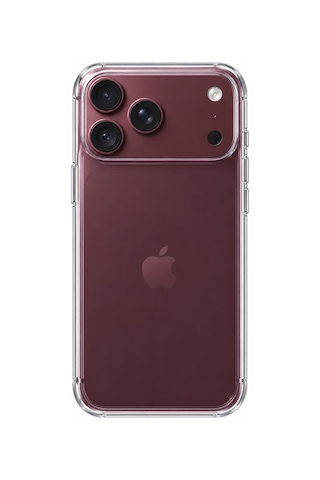 İphone 18 Pro Max Uyumlu Şeffaf Silikon Kılıf