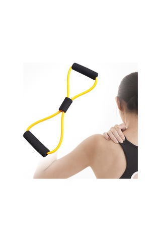 Dolıty 8 Şekilli Direnç Bandı Elastik Halat Ev Sarı Sarı