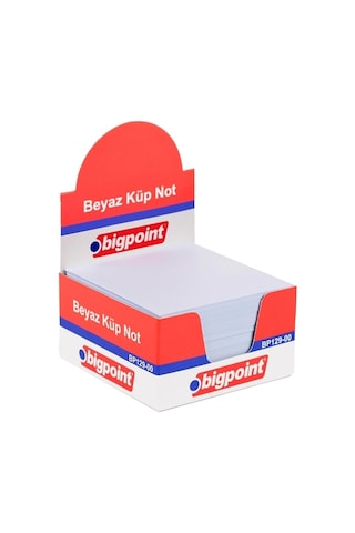 Beyaz Küp Not Kağıdı Bigpoint 8X8