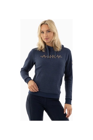 Anky Aw24 Lüks Ve Konforlu Kadın Kapüşonlu Sweatshirt Lacivert