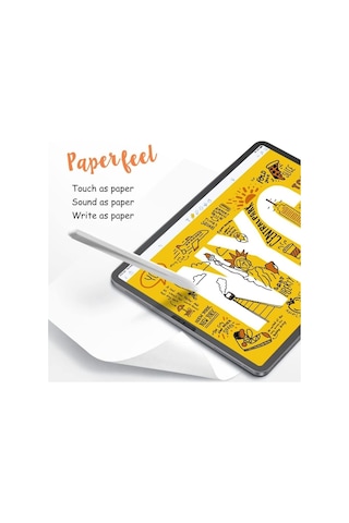 Apple Uyumlu iPad 10.nesil 2022 10.9" Inç Paperlike Nano Kırılmaz Ekran Koruyucu Kağıt Hissli Kılıf