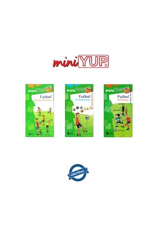 Miniyup 5 - 6 Yaş Görsel Dikkat Ve Zeka Geliştirme Seti - Futbol Seri