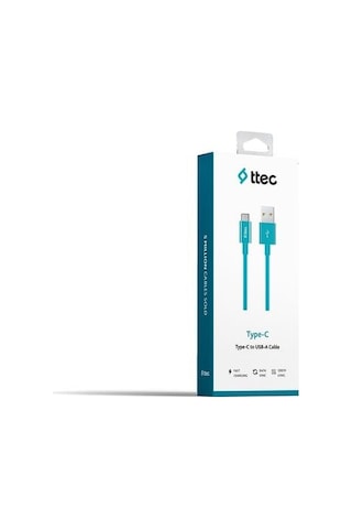 Ttec 2DK12 001 Type-C USB-A Şarj ve Data Kablosu 120 CM