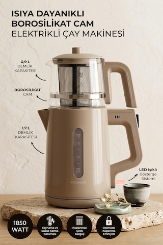 Kitchen Life MCH0012968 Demzade Elektrikli Çay Makinesi