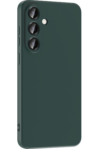 Samsung Galaxy Uyumlu S25 Fe Kılıf Mkst Mara Lansman Kapak - Siyah Siyah