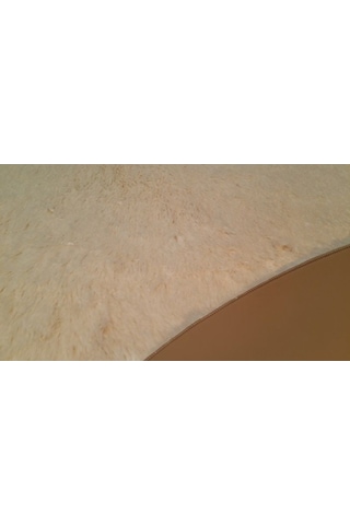 Doğuş Tavşan Tüyü Krem 140 x 140Cm Yuvarlak Halı