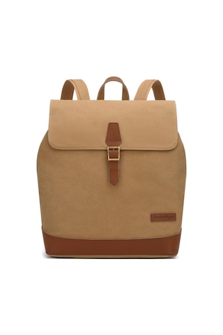 Kanvas Kumaş Kadın Sırt Çantası Smart Bags 1329 Camel