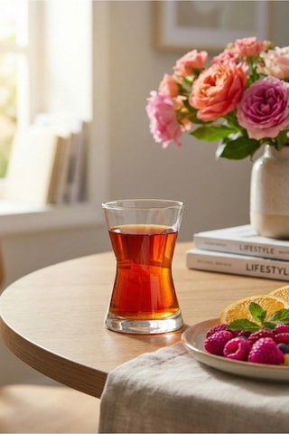 Lav Derin Cam Çay Bardağı 6 Kişilik 140 ml