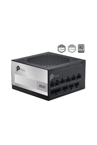 Msı Pro A1000pl Pcıe5 1000w 80+ Platinum 120mm Fan Power Supply Akak92msı0043