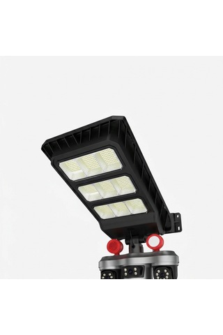 3 Lens Solar Güvenlik Kamerası Hareket Algılama Ve Led Dış Mekan Aydınlatma