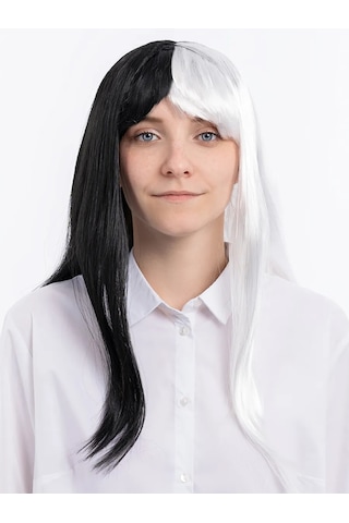 Riota Karnaval Peruk Cruella Uzun 240227936 Siyah