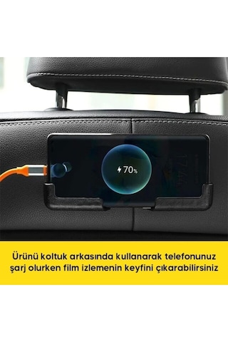 Yapışkanlı Telefon Tablet Standı Telefon Tutucu Siyah